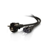 C2G 2M European Power Cord Black