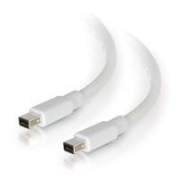 C2G 2m Mini DisplayPort Cable 4K UHD M/M - White