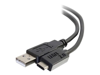 C2G 2m USB 2.0 USB Type C to USB A Cable M/M USB C Cable Black
