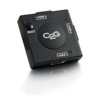 C2G 3-Port HDMI Auto Switch Video/Audio Switch 3 Ports