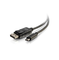 C2G 3.7m (12ft) USB C to DisplayPort Adapter Cable Black - 4K Audio / Video
