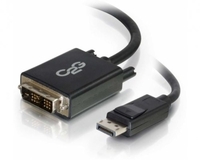 C2G 3m DisplayPort to Single Link DVI-D Adapter Cable M/M - Black
