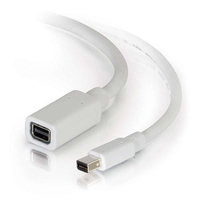 C2G 3m Mini DisplayPort Extension Cable M/F - White