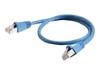 C2g (7m) Cat6a Shielded Patch Cable (blue)