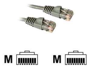 C2G,  Cat5E 350MHz Snagless Patch Cable Grey,  1m