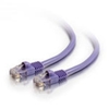 C2G Cat5e 350MHz Snagless Patch Cable Purple,  1m