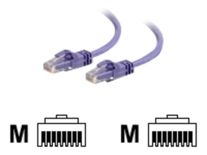 C2G,  Cat6 550MHz Snagless Patch Cable Purple,  5m