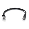 C2G Cbl/0.3M Moulded/Booted Black CAT5E UTP