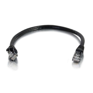C2G Cbl/0.3M Moulded/Booted Black CAT5E UTP