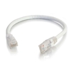 C2G Cbl/0.3M Moulded/Booted WHT CAT5E UTP