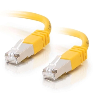 C2G Cbl/10M Shield CAT5E Mld Patch CBL YLW