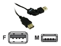 C2G,  FlexUSB A Male to A Female Extension Cable