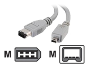C2G,  IEEE-1394 FireWire Cable 6-Pin/4-Pin,  2m