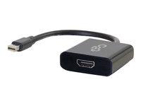 C2G Mini DisplayPort to HDMI Active Adapter Converter 4K UHD - Black
