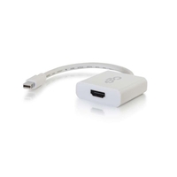 C2G Mini DisplayPort to HDMI Active Adapter Converter 4K UHD - White
