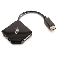 C2G Mini DisplayPort to HDMI,  VGA,  or DVI Adapter Converter - Black