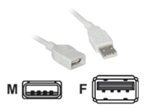C2G,  USB A Male to A Female Extension Cable,  3m