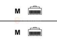 Cable/Patch Cat5 Assembled Black 3m