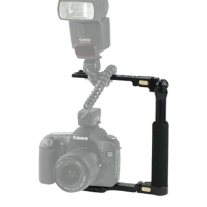 Custom Brackets Folding S Flash Bracket For Short Dslr (folds).
