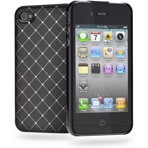 Cygnett Deco Semi Bling (Diamond pattern) PC Case for iPhone 4/4S + Screen Protector + Cleaning Cloth
