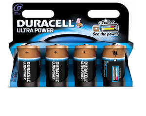 Duracell Ultra D Batteries - 4 Pack