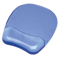 Fellowes Crystals Gel Mousepad - Blue