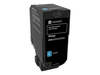 Lexmark 74C20C0 Cyan Low Capacity Return Programme Toner Cartridge