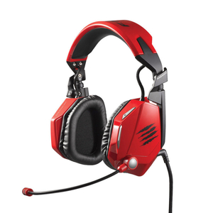MadCatz F.R.E.Q.7 PC Gaming Headset - Red