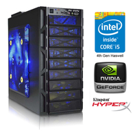 PC Specialist Vortex T900 Pro Gaming PC,  Intel Core i5 4570 3.2GHz,  8GB RAM,  2TB HDD,  DVDRW,  NVIDIA GTX 650Ti,  Windows 8 64bit