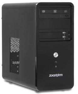 Zoostorm Desktop PC,  Intel Celeron DC G1610 2.6GHz,  4GB RAM,  320GB HDD,  DVD RW,  Intel HD,  No Operating System