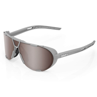 100% Westcraft Sunglasses with HiPER Mirror Lens -Soft Tact/Cool Grey/Silver