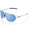 100% Westcraft Sunglasses with HiPER Multilayer Mirror Lens - Soft Tact/White/Blue